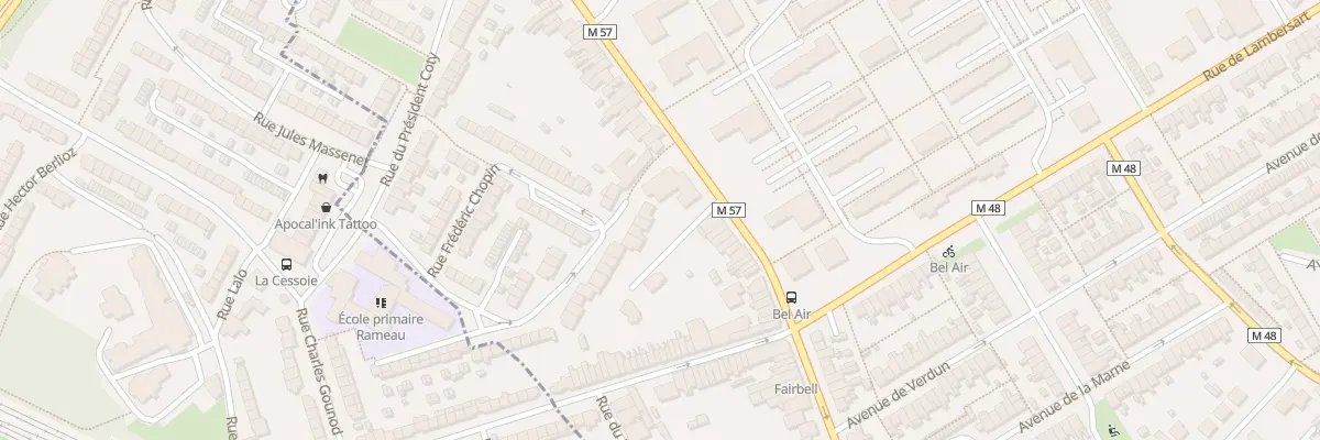 Plan du 9 Rue Maurice Ravel à Saint-André-lez-Lille