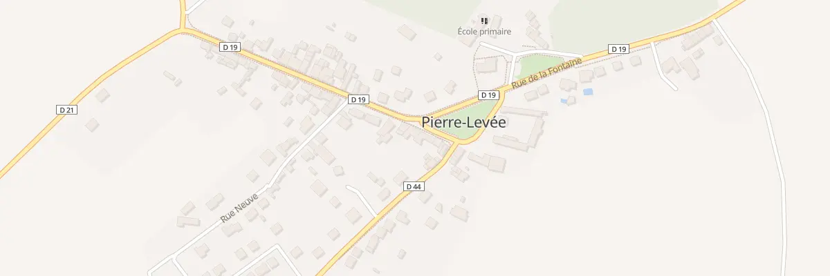 Plan du 1 Gr Grande Rue à Pierre-Levée