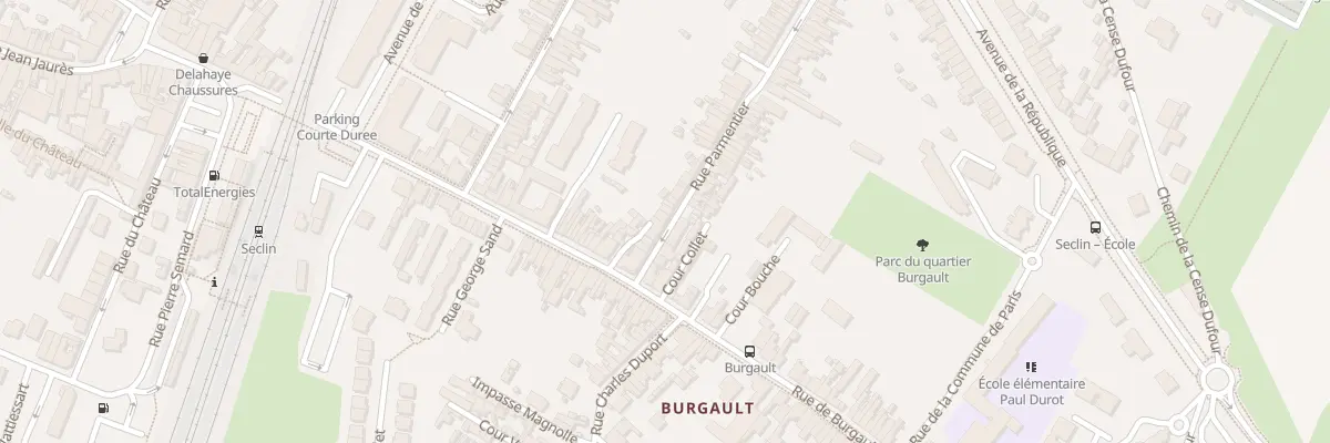 Plan du 9 Rue Parmentier à Seclin