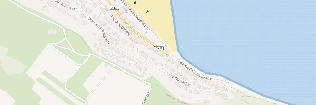 Plan du 22 Av du Front de Mer à Leucate