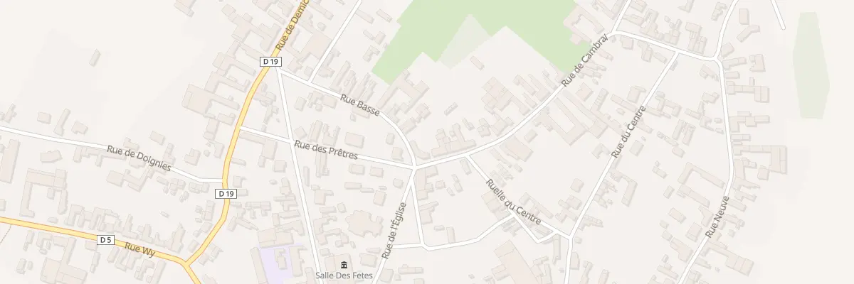 Plan du 1 Rue de Cambrai à Hermies