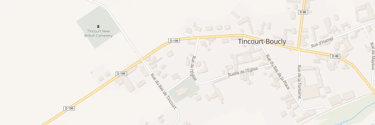 Plan du 2 Rue de l’Eglise à Tincourt-Boucly