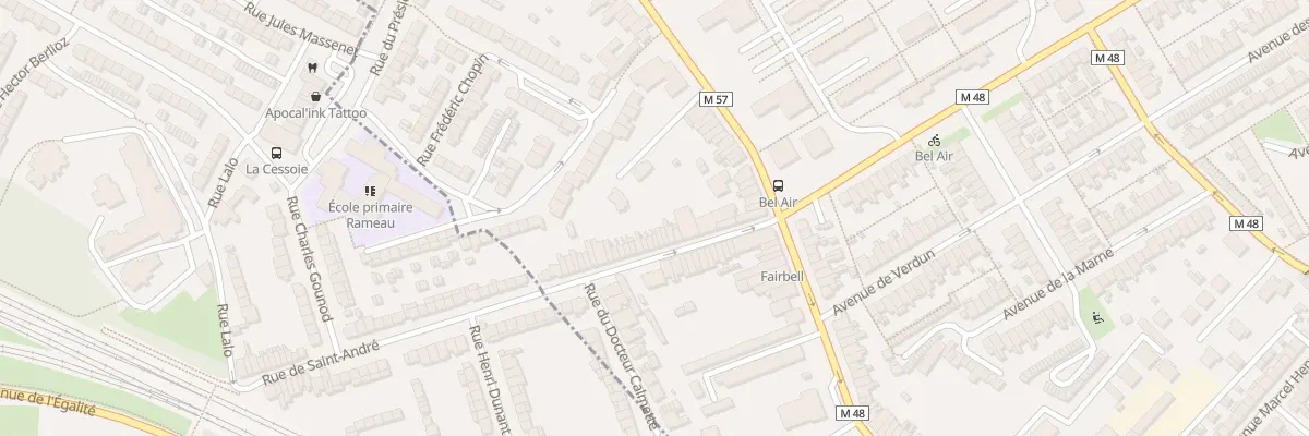 Plan du 90 Rue de Lambersart à Saint-André-lez-Lille