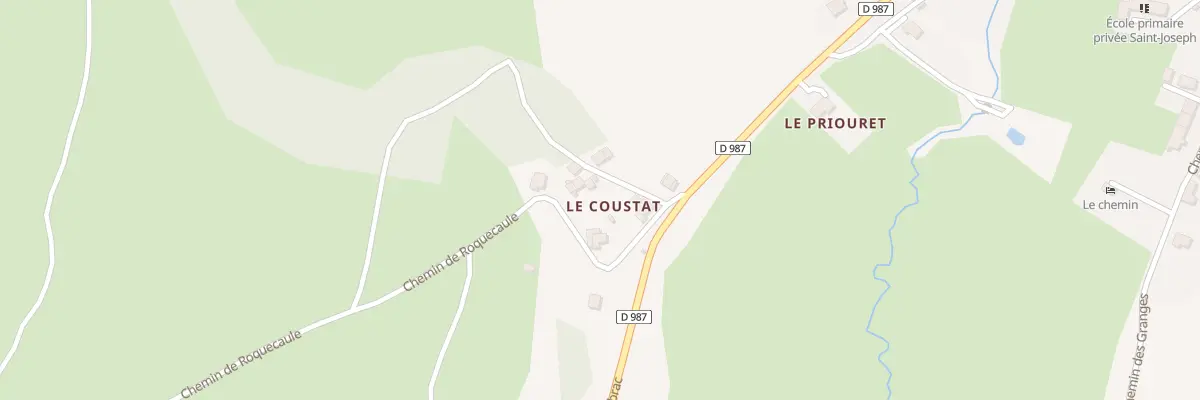 Plan du 5102 La Coste à Nasbinals