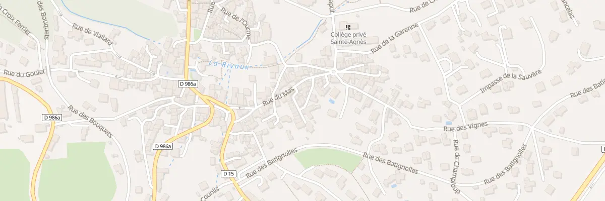 Plan du 12 Petite Rue du Mas à Volvic
