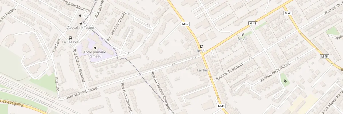 Plan du 88 Rue de Lambersart à Saint-André-lez-Lille