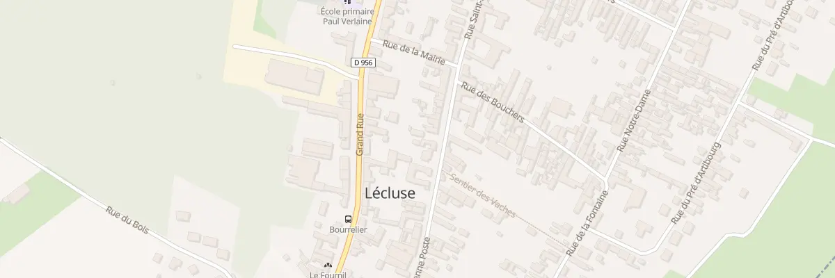 Plan du 16 Rue de L Ancienne Poste à Lécluse