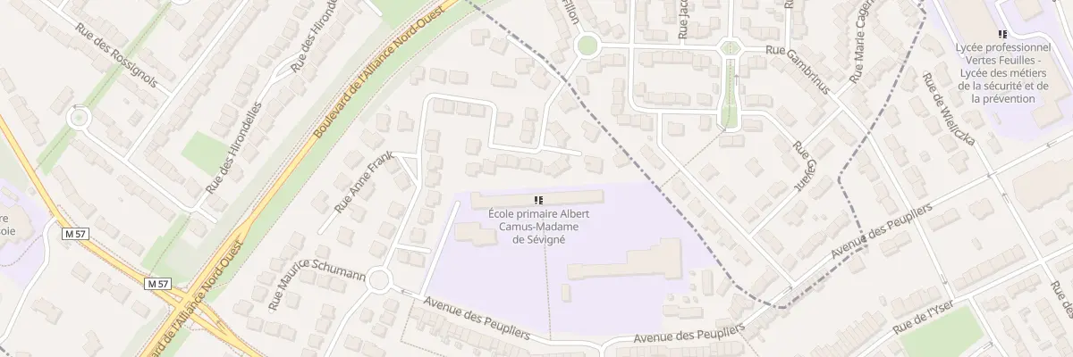 Plan du 40 Rue Suzanne Lannoy-Blin à Saint-André-lez-Lille
