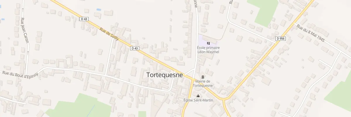 Plan du 6 Rue de Sailly à Tortequesne