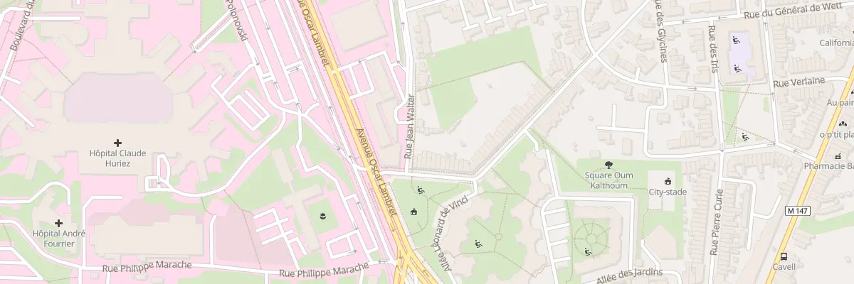 Plan du 76 Rue Sylvère Verhulst à Lille