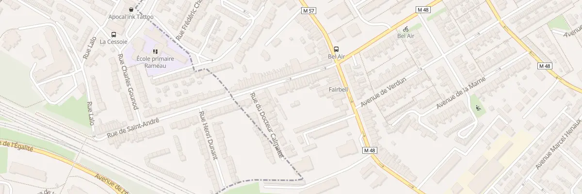 Plan du 157 Rue de Lambersart à Saint-André-lez-Lille