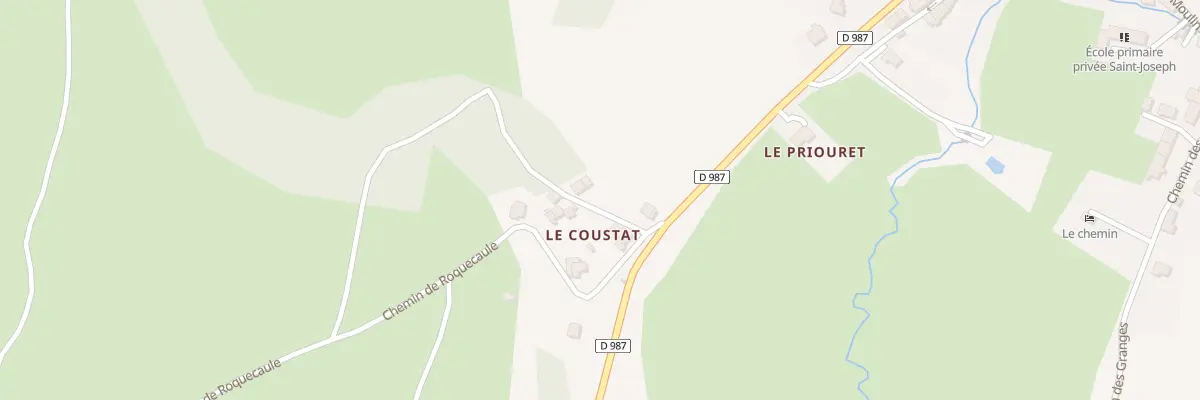 Plan du 5105 La Coustette à Nasbinals