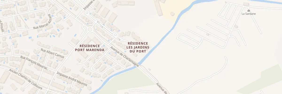 Plan du 959 Av de Charlemagne à Argelès-sur-Mer