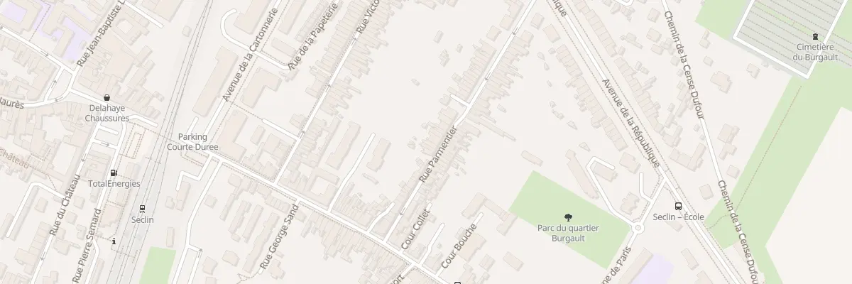 Plan du 25 Rue Parmentier à Seclin