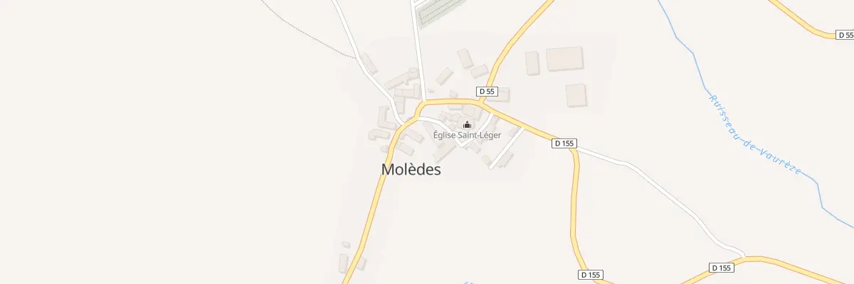 Plan du 5040 Le Bourg à Molèdes