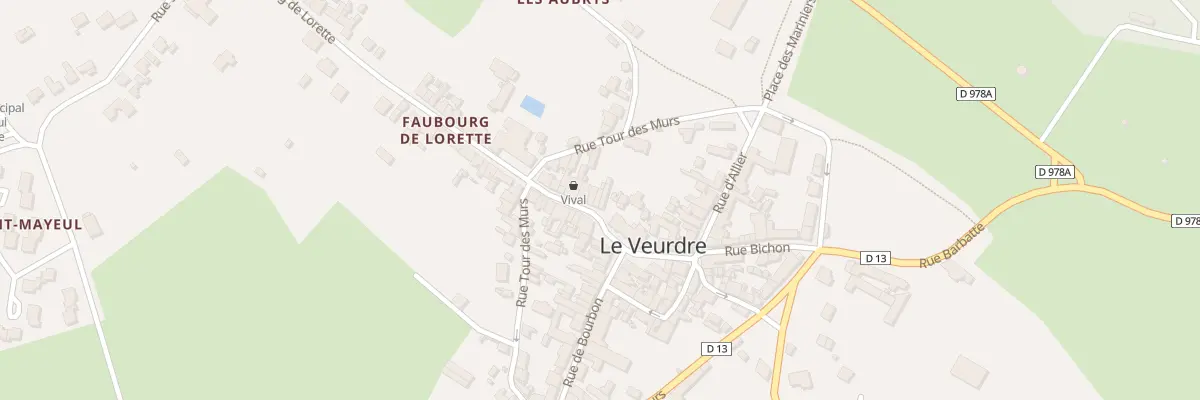 Plan du 4 Rue Monnet au Veurdre