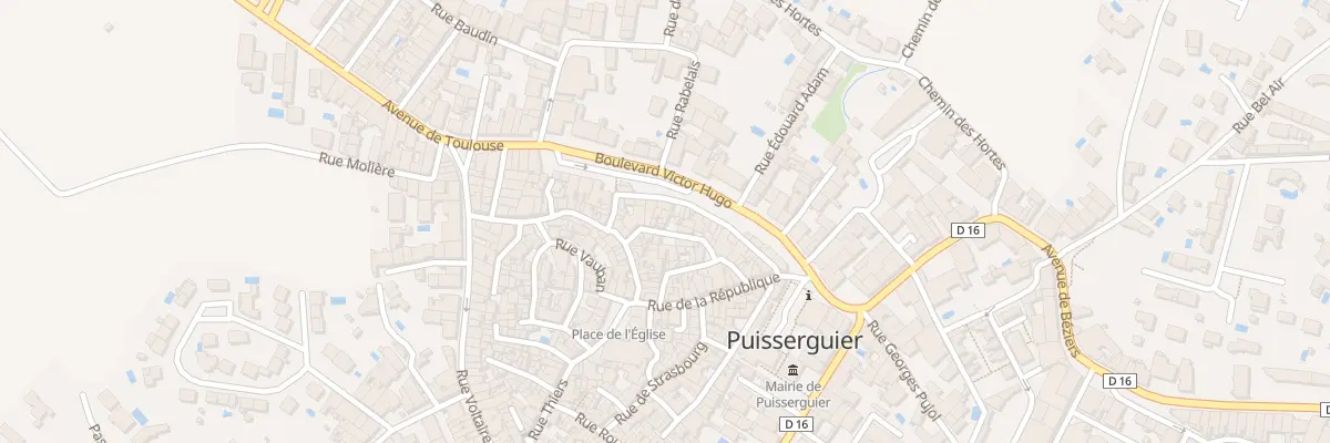 Plan du 12 Rue de la Coquille à Puisserguier