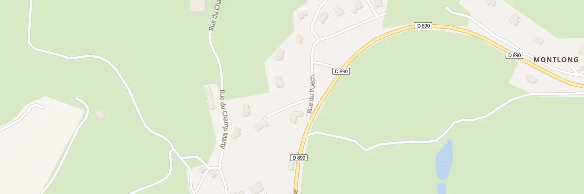 Plan du 3 Le Puech à Villedieu