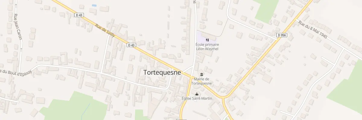 Plan du 2 Rue de Sailly à Tortequesne