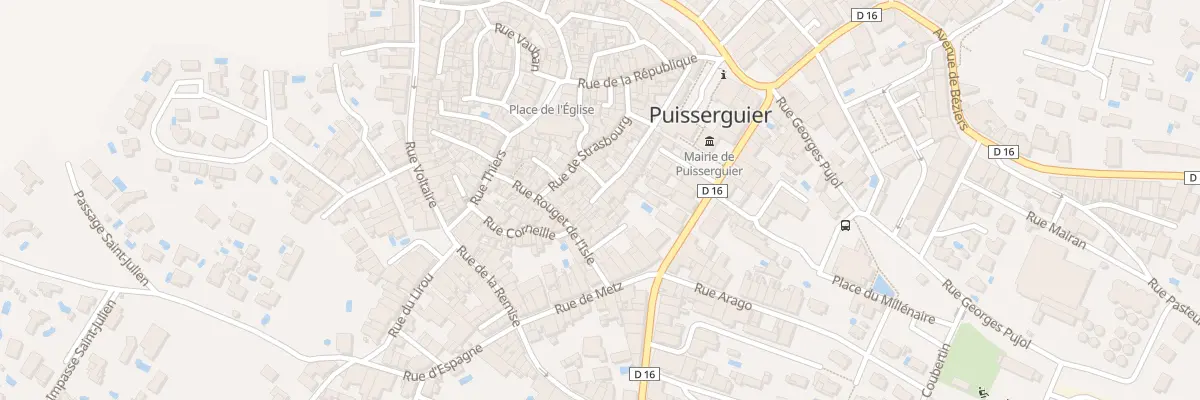 Plan du 25 Rue Cambon à Puisserguier