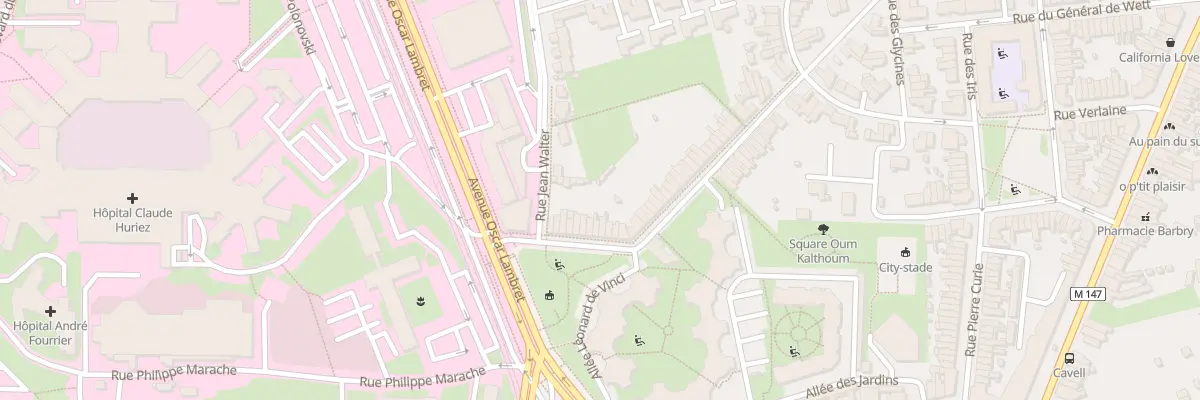 Plan du 66 Rue Sylvère Verhulst à Lille