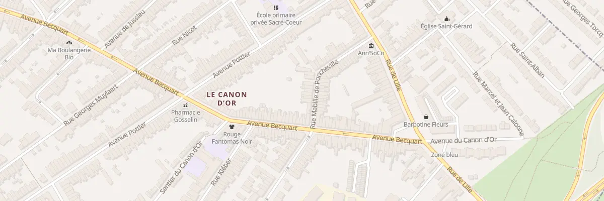 Plan du 32 Rue Mabille D Poncheville à Lambersart