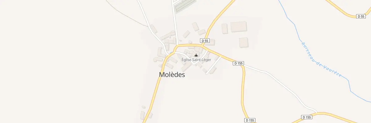 Plan du 5043 Le Bourg à Molèdes