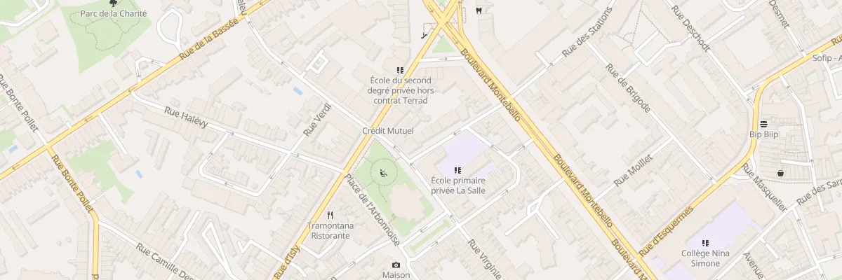 Plan du 122 Rue des Stations à Lille