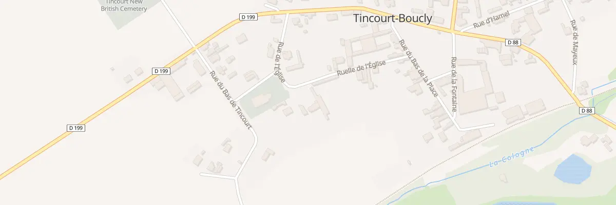 Plan du 6 Rue de l’Eglise à Tincourt-Boucly