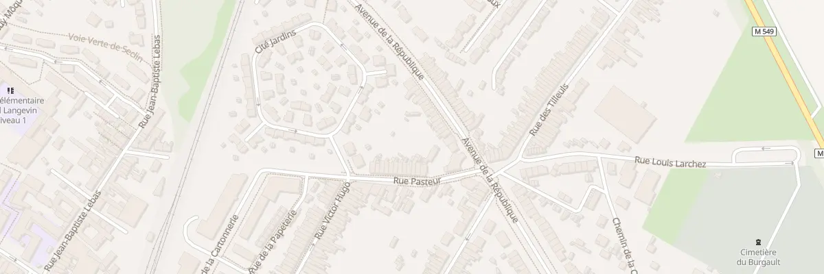 Plan du 24 Rue Pasteur à Seclin