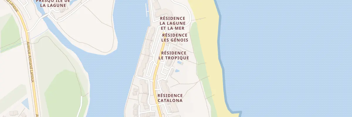 Plan du 9001 Res Le Tropique à Saint-Cyprien