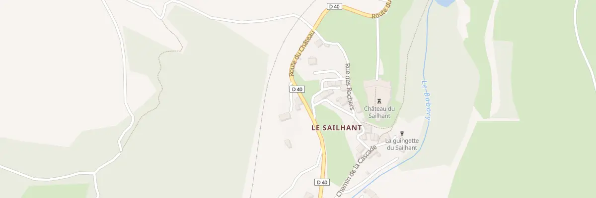 Plan du 7 Rte du Château à Andelat