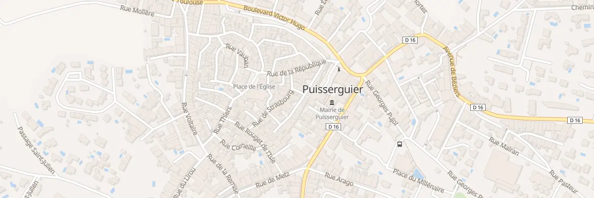 Plan du 16 Rue Cambon à Puisserguier