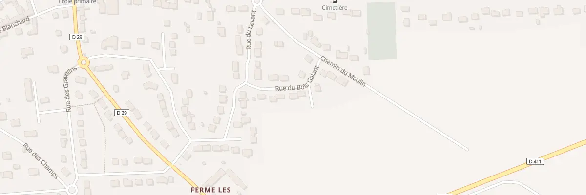 Plan du 8 Rue du Bois Galant à Marolles-sur-Seine