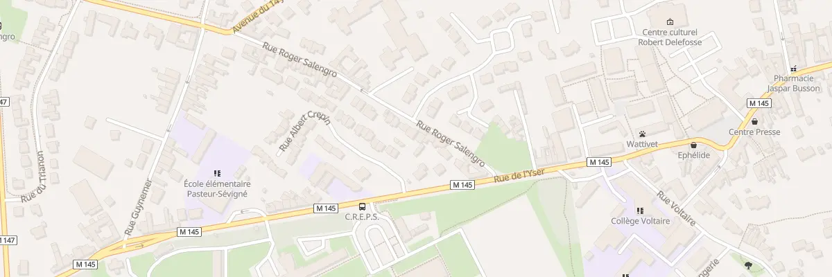 Plan du 17 Rue Roger Salengro à Wattignies