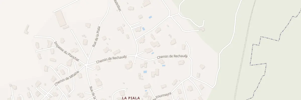 Plan du 3B Che de la Rechaudy à Chanat-la-Mouteyre