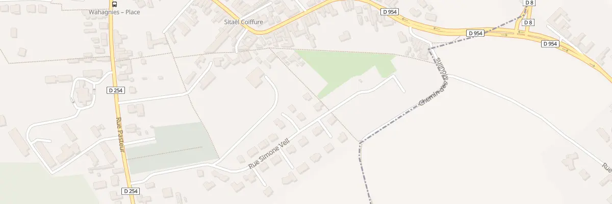 Plan du 305 Rue Simone Veil à Wahagnies