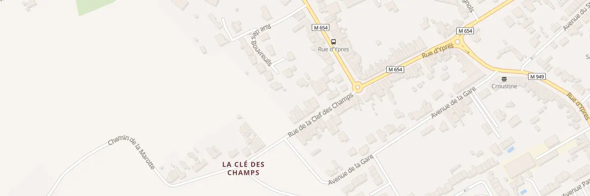 Plan du 88 Rue de la Clef des Champs à Wambrechies