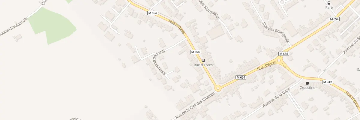 Plan du 1265 Rue d’Ypres à Wambrechies