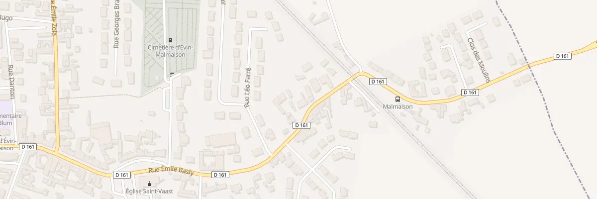 Plan du 58 Rue Emile Basly à Évin-Malmaison