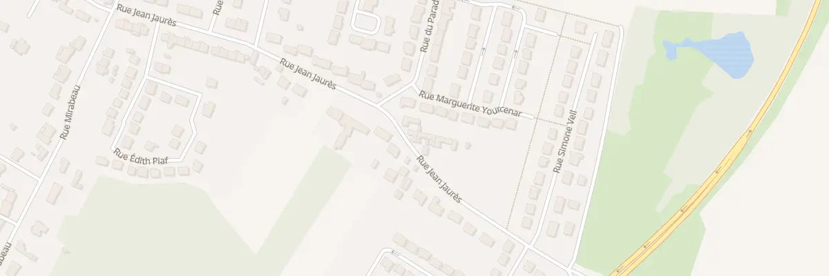 Plan du 101 Rue Jean Jaurès à Évin-Malmaison
