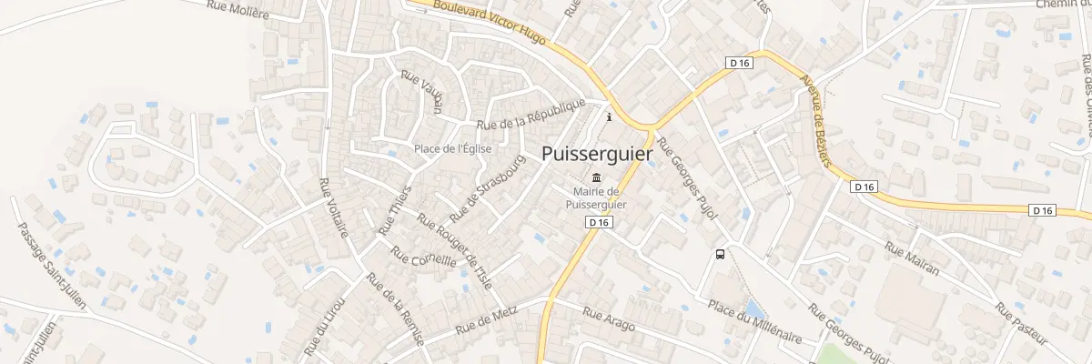 Plan du 4 Imp Jean Jaures à Puisserguier