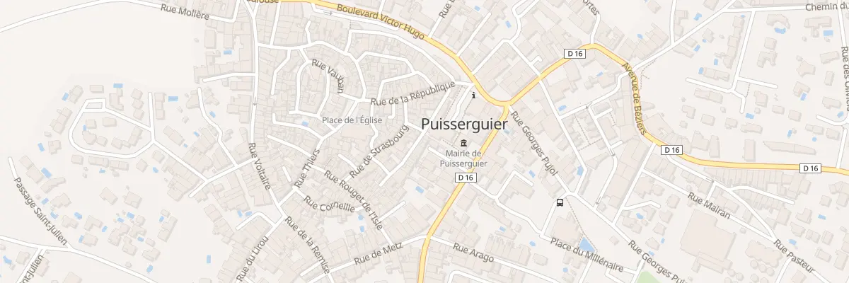 Plan du 9 Rue Cambon à Puisserguier