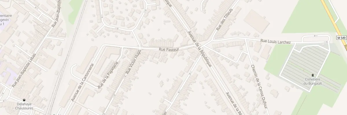 Plan du 1B Rue Pasteur à Seclin