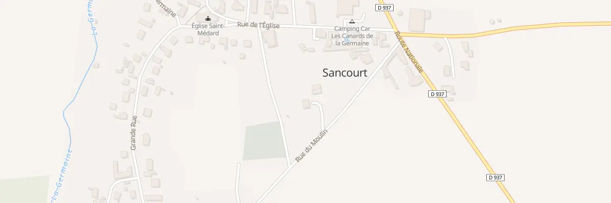 Plan du 4 Rue du Moulin à Sancourt
