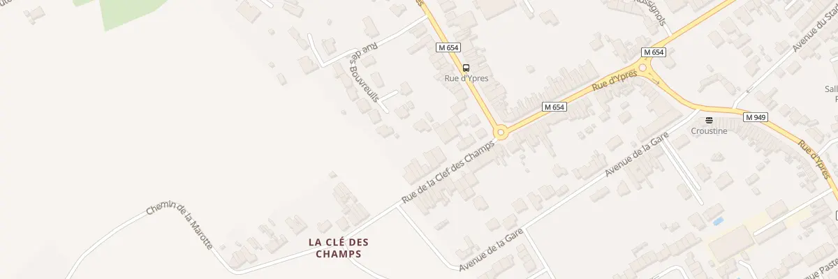 Plan du 68 Rue de la Clef des Champs à Wambrechies
