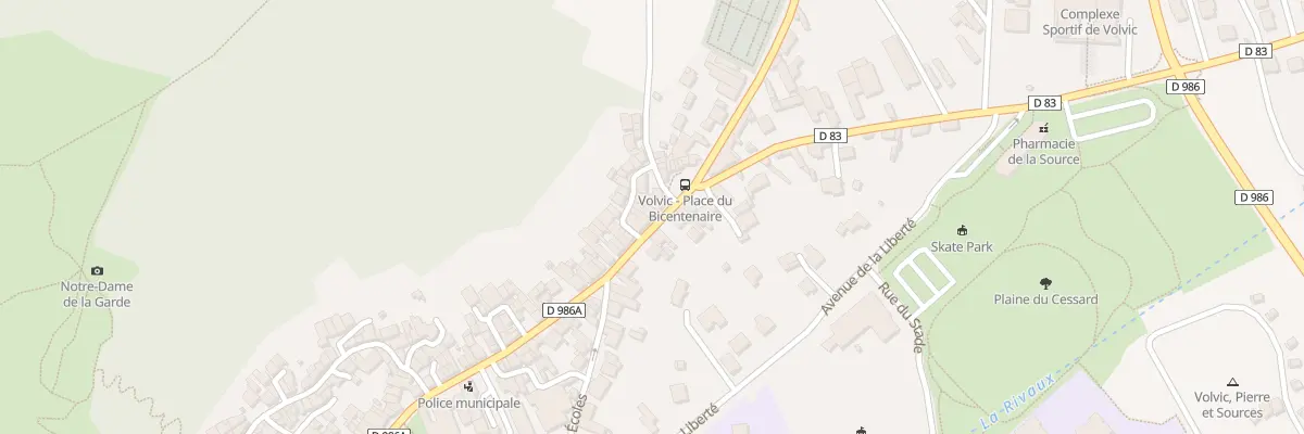 Plan du 89 Rue de la Libération à Volvic