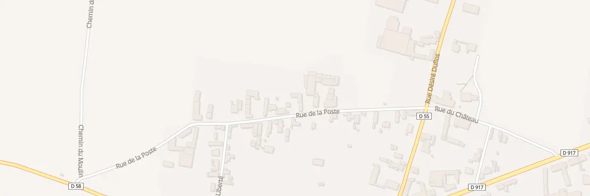 Plan du 6 Rue de la Poste à Fins