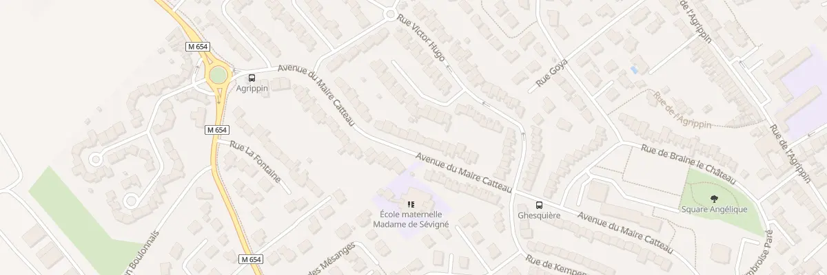Plan du 136 Av du Maire Catteau à Wambrechies