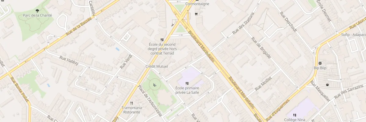 Plan du 116 Rue des Stations à Lille